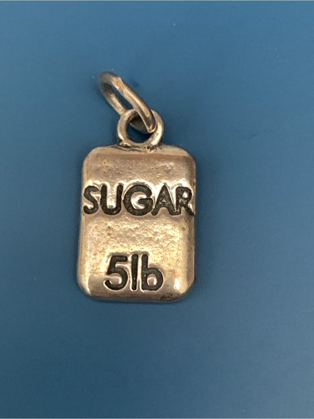 925 Sugar Sterling Silver Jewelry Charm #baking #chef